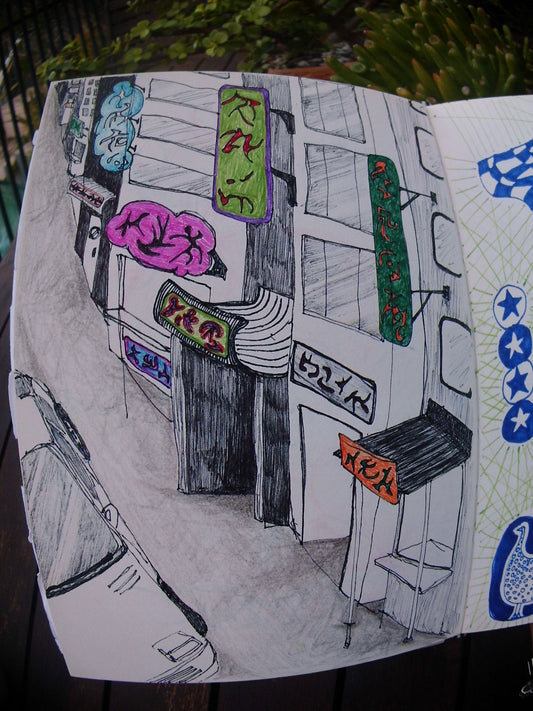 cyperpunk street print