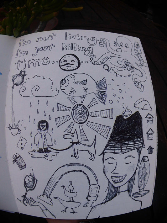 im not living im just killing time print